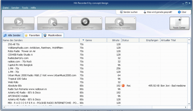 Hit-Recorder Screenshot